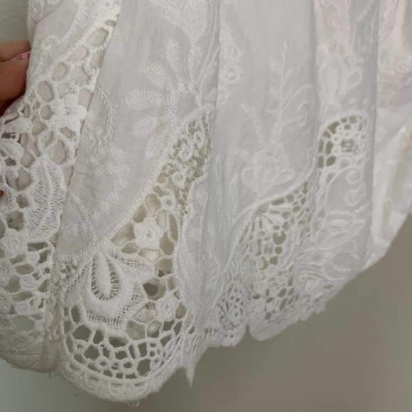 Indikah White Back Criss Kross Dress - Picture 4 of 10